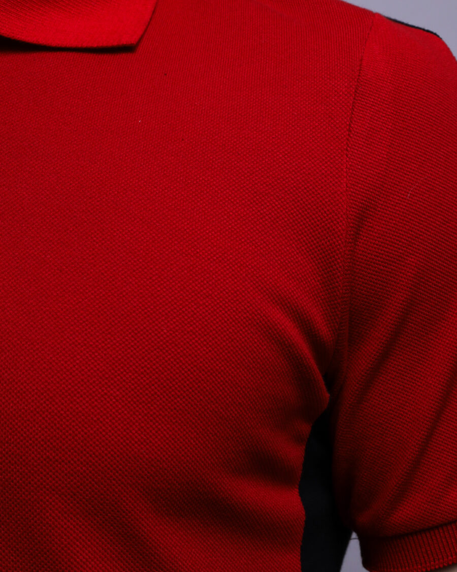 Polo Demi Manche Nuancé - Rouge et Noir – Image 5