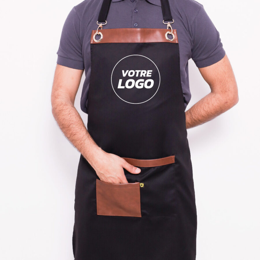 Blouse de Cuisine Haut de Gamme –  Élégance & Résistance - Noir