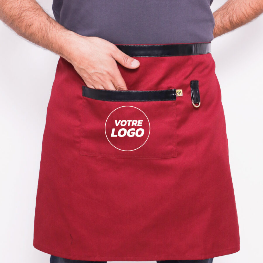 Demi Blouse de Cuisine Haut de Gamme – Élégance & Résistance - Rouge