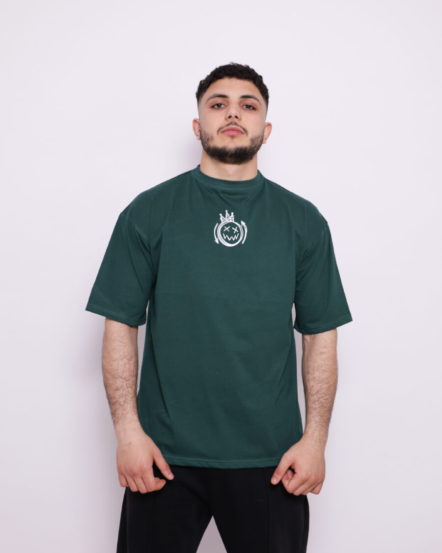 T-Shirt Oversize Imprimé - Vert - 100% Cotton – Image 2
