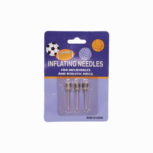 Aiguilles de gonflage pour ballons de sport, compatibles avec la plupart des pompes. Solides et pratiques pour football, basketball et volleyball.