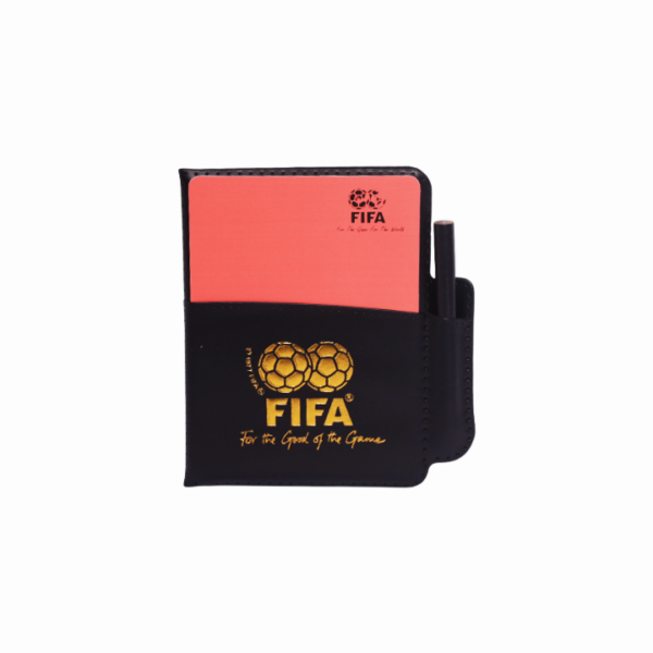 Porte-cartes arbitre FIFA – Avec cartons et carnet de score Porte-cartes arbitre FIFA – Avec cartons et carnet de score
