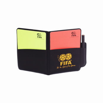 Porte-cartes arbitre FIFA – Avec cartons et carnet de score