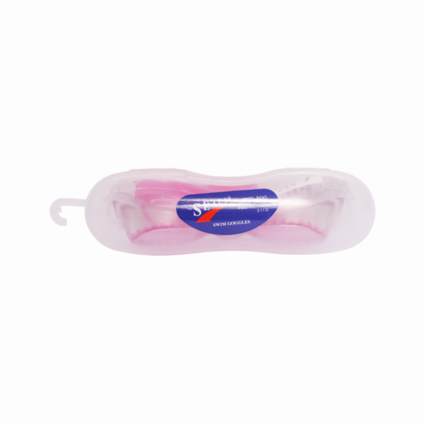 Lunettes de natation enfant roses, confortables et étanches. Verres transparents, joints souples et sangle réglable, idéales pour piscine et apprentissage.