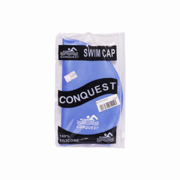 Bonnet de natation en silicone 100 %, confortable et extensible. Protège les cheveux du chlore et offre un excellent maintien pour la piscine et l’entraînement.