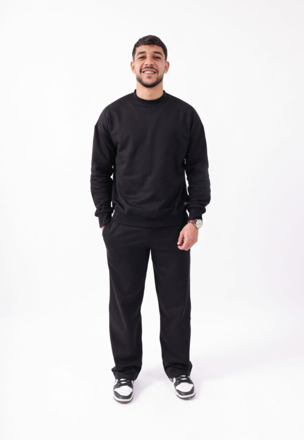 Ensemble Baggy et Sweatshirt en molleton oversize - Gris