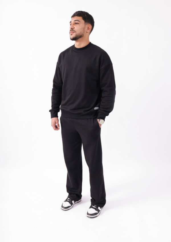 Ensemble Baggy et Sweatshirt en molleton oversize - Gris