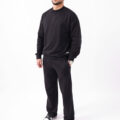 Ensemble Baggy et Sweatshirt en molleton oversize - Gris