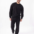 Ensemble Baggy et Sweatshirt en molleton oversize - Gris