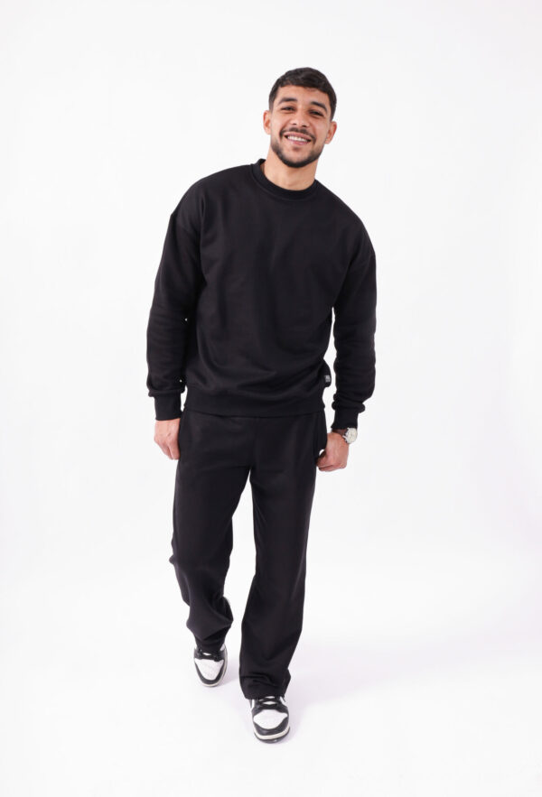Ensemble Baggy et Sweatshirt en molleton oversize - Gris