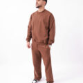 Ensemble Baggy et Sweatshirt en molleton oversize - Gris