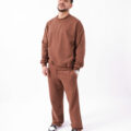 Ensemble Baggy et Sweatshirt en molleton oversize - Gris