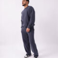 Ensemble Baggy et Sweatshirt en molleton oversize - Gris