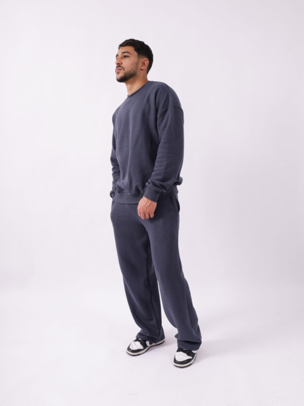 Ensemble Baggy et Sweatshirt en molleton oversize - Gris