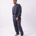 Ensemble Baggy et Sweatshirt en molleton oversize - Gris