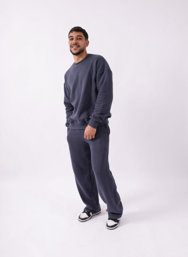 Ensemble Baggy et Sweatshirt en molleton oversize - Gris