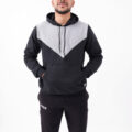 Hoodie ARES Bicolore & Jogger Noir – Look Streetwear