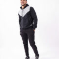 Hoodie ARES Bicolore & Jogger Noir – Look Streetwear