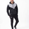Hoodie ARES Bicolore & Jogger Noir – Look Streetwear
