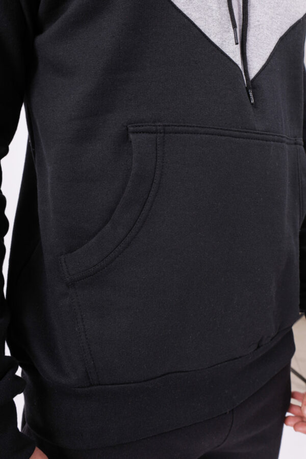 Hoodie ARES Bicolore & Jogger Noir – Look Streetwear