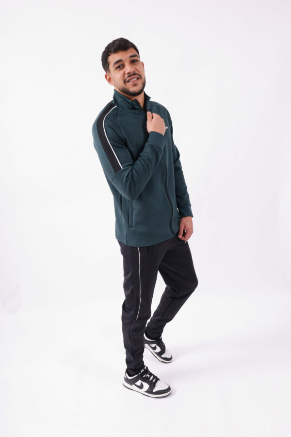Ensemble Sport Zippé ARES – Veste Ajustée & Pantalon Confort | Style Urbain
